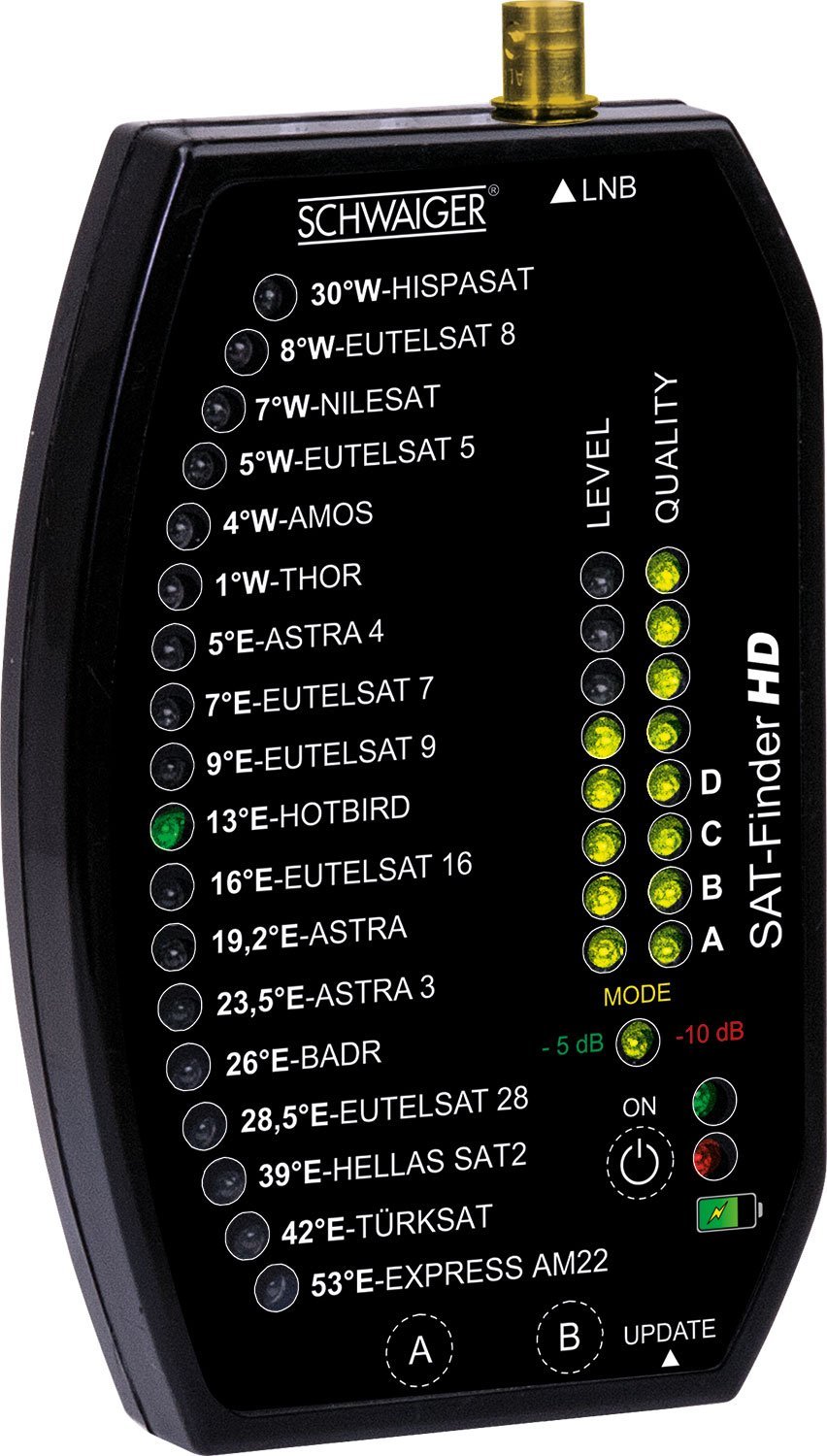Schwaiger SF9002 Digitaler SatFinder Satfinder Test